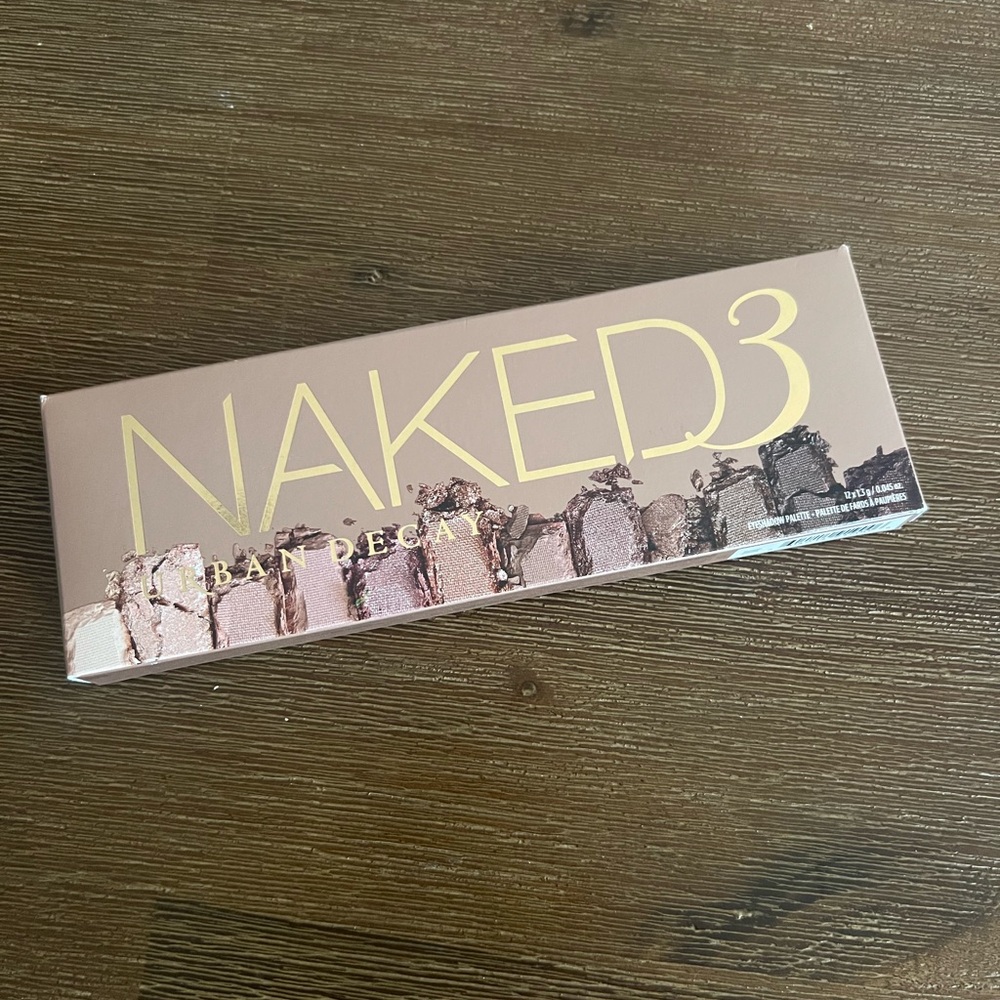 Urban Decay Naked3 Eyeshadow Pallet- BNIB